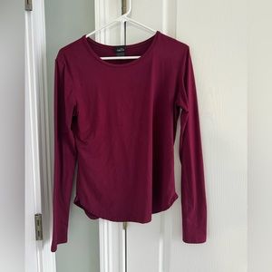 Rue 21 / soft / long sleeve / maroon / medium